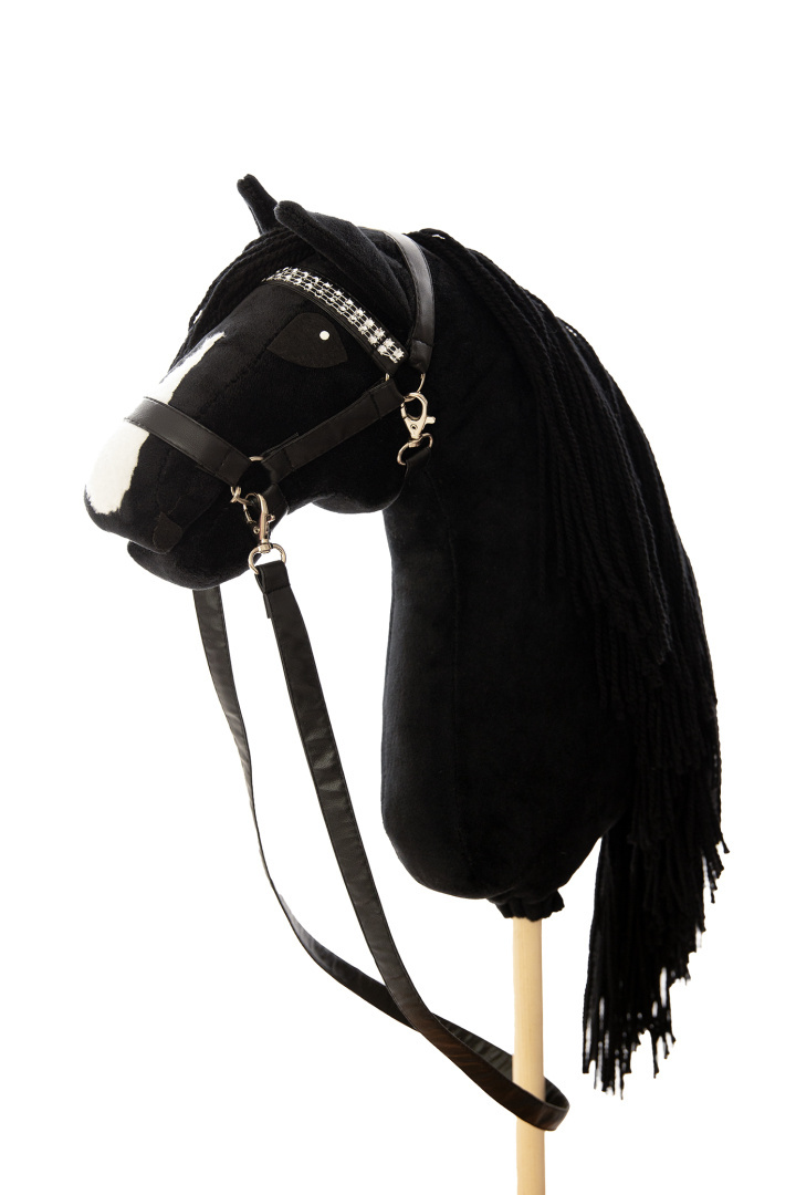 Hobby Horse czarny - Koń na kiju