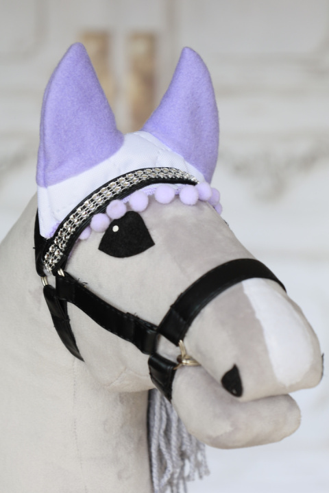 Nauszniki jasnofioletowe dla hobby horse - 22 Nauszniki jasnofioletowe dla hobby horse - 22