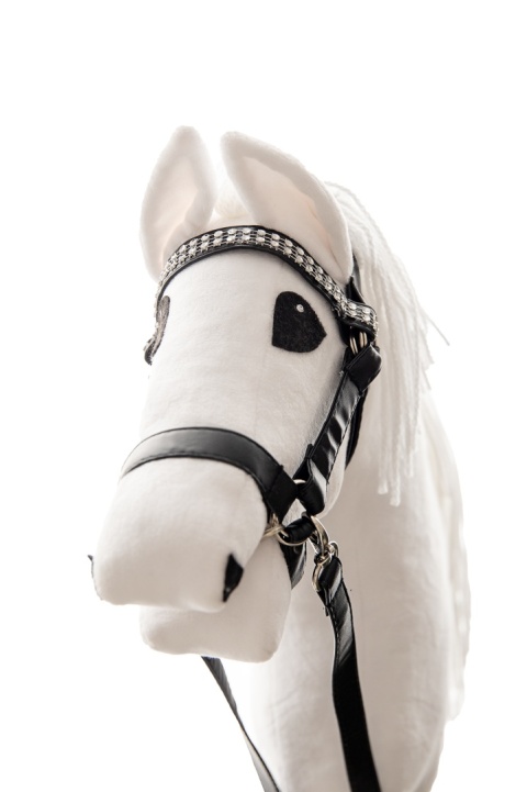 Ogłowie klasyczne dla hobby horse - czarne - A3