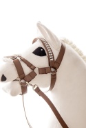 Ogłowie meksykańskie dla hobby horse - brązowe A3