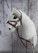 Ogłowie meksykańskie dla hobby horse - brązowe A3