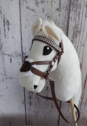 Ogłowie meksykańskie dla hobby horse - brązowe A3