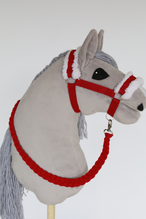 Kantar czerwony dla hobby horse A4 - 2 Kantar czerwony dla hobby horse A4 - 2