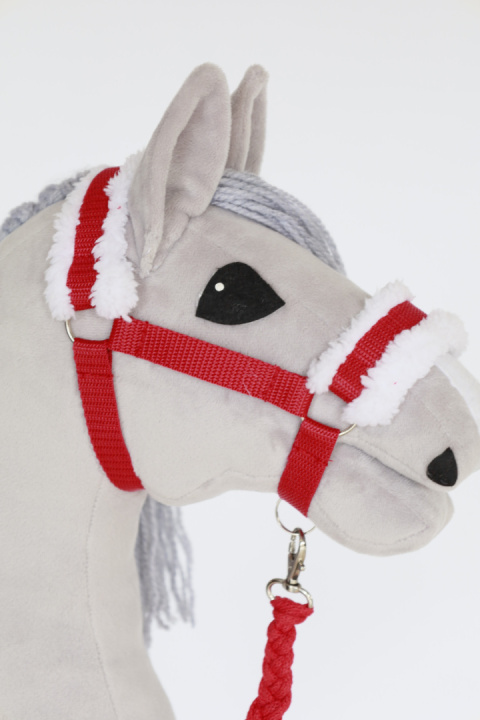 Kantar czerwony dla hobby horse A4 - 2 Kantar czerwony dla hobby horse A4 - 2