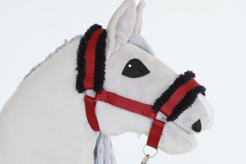 Kantar bordowy dla hobby horse A4 - 5 Kantar bordowy dla hobby horse A4 - 5
