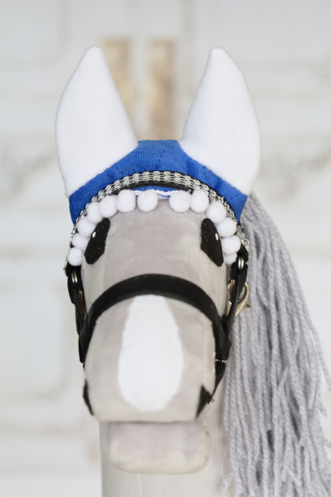 Nauszniki niebieskie dla hobby horse - 13 Nauszniki niebieskie dla hobby horse - 13