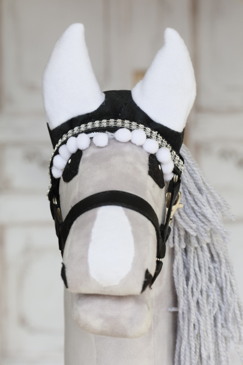 Nauszniki czarne dla hobby horse - 16 Nauszniki czarne dla hobby horse - 16