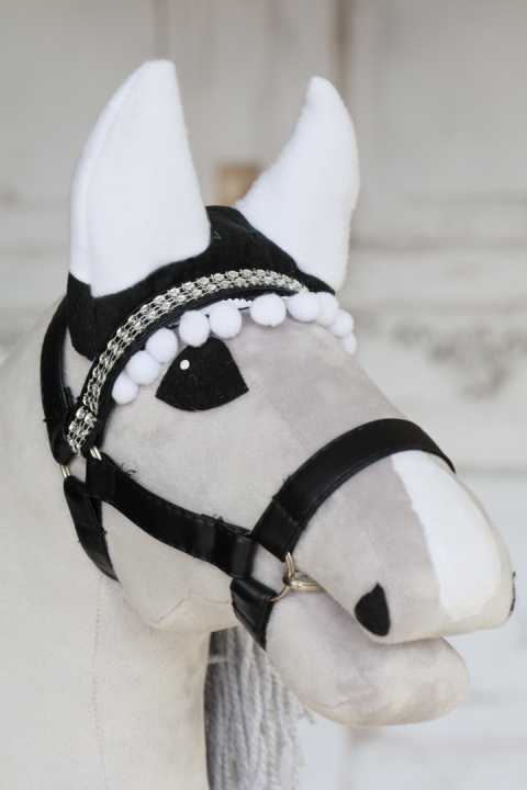 Nauszniki czarne dla hobby horse - 16 Nauszniki czarne dla hobby horse - 16