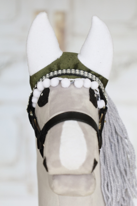 Nauszniki oliwkowe dla hobby horse - 19