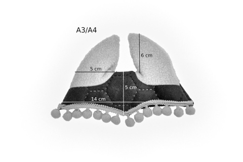 Nauszniki miodowe dla hobby horse - 20