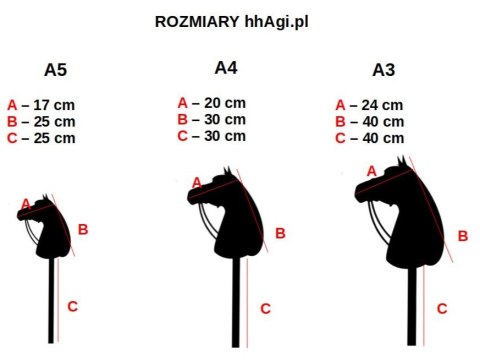 Hobby horse GNIADY 1 A3 (koń na kiju) Hobby horse GNIADY 1 A3 (koń na kiju)