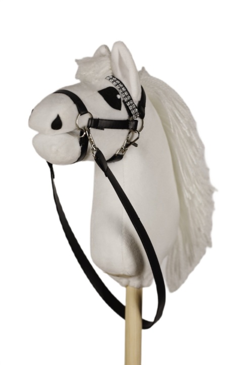 Hobby horse - Biały CLASSIC A5 - SKOKOWY (koń na kiju)