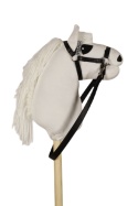 Hobby horse - Biały CLASSIC A5 - SKOKOWY (koń na kiju)