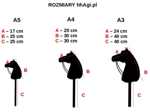 Hobby horse - KARY CLASSIC A5 - SKOKOWY (koń na kiju)