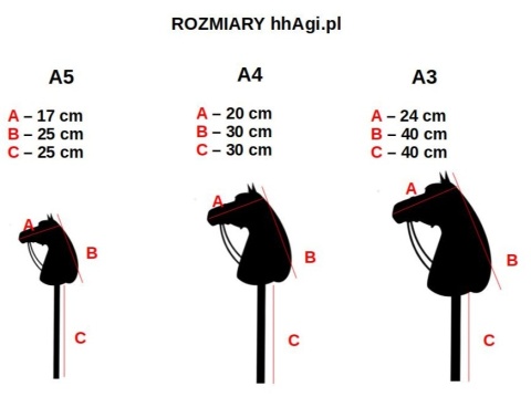 Hobby horse OVERO A3 (koń na kiju)