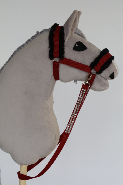 Wodze bordowe nr 5 dla hobby horse Wodze bordowe nr 5 dla hobby horse