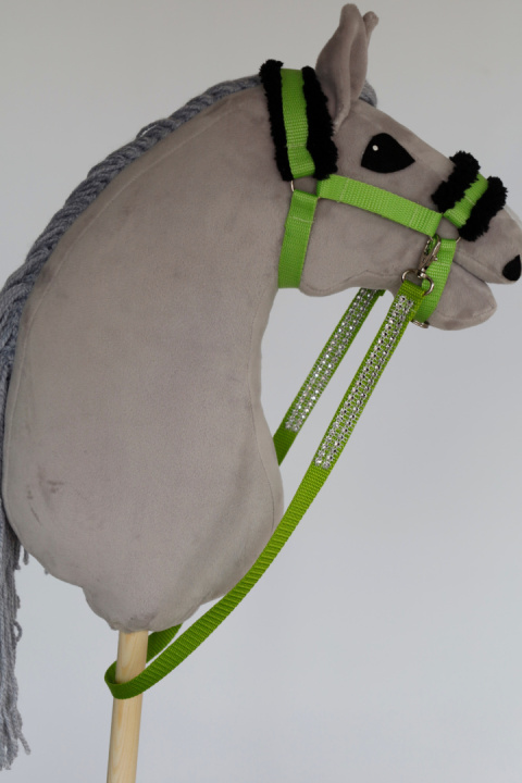 Wodze limonkowe nr 8 dla hobby horse Wodze limonkowe nr 8 dla hobby horse
