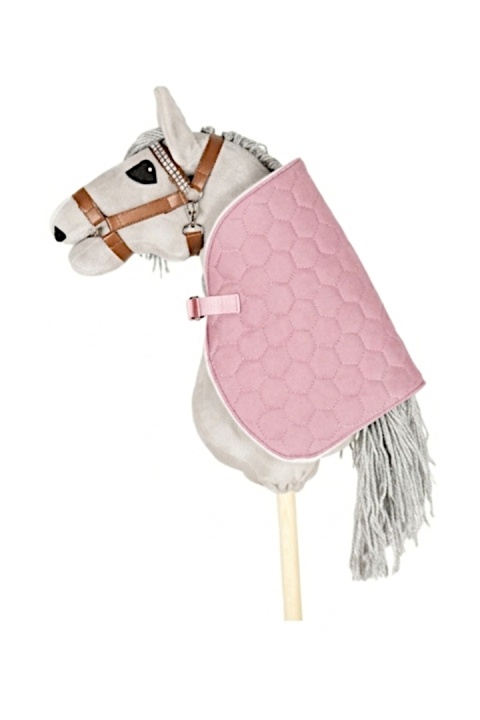 Derka pudrowy róż dla hobby horse A4 - 3