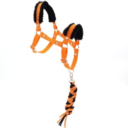 kantar pomaranczowy w zestawie dla hobby horse A3 nr6